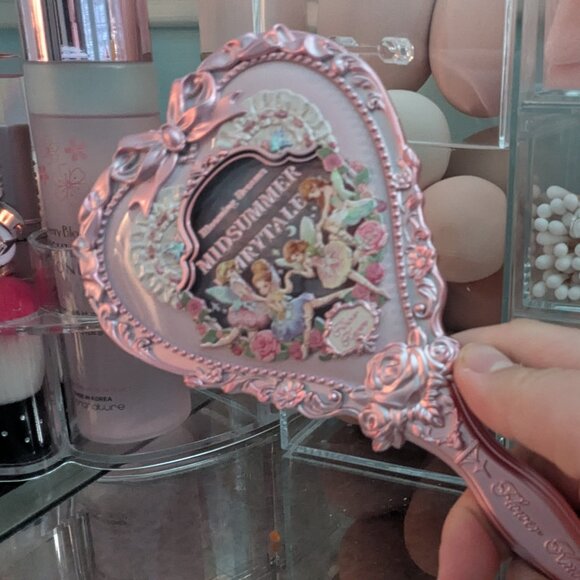 Flower Knows Midsummer Fairytales Hand Mirror (Milky Pink) - Picture 4 of 5